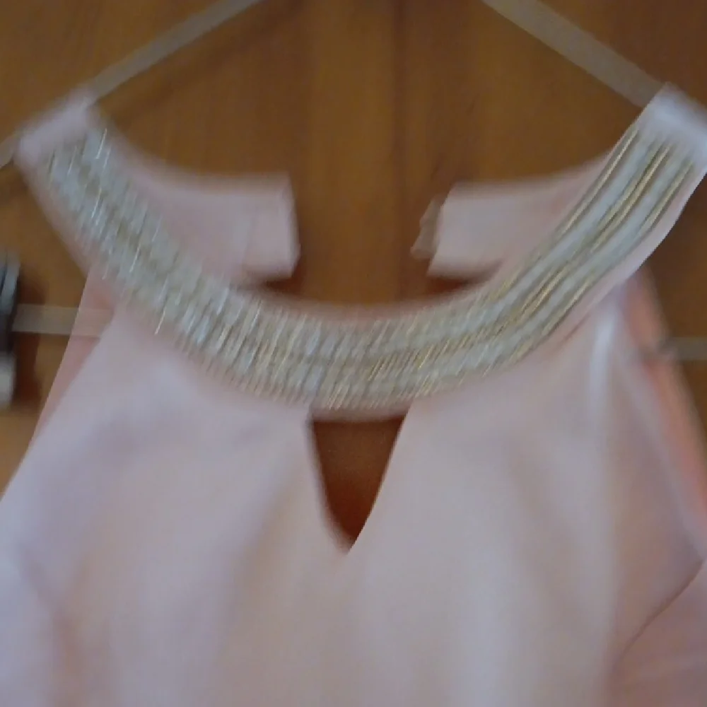 Rare Editions White and Blue Fit and Flare Cocktail Dress - Picture 3 of 4